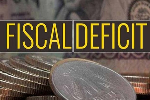 राजकोषीय घाटा 12.34 लाख करोड़ Fiscal deficit Rs 12.34 lakh crore