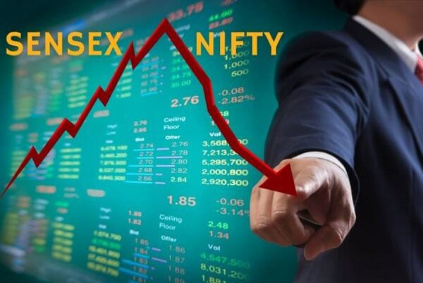 सेंसेक्स-निफ़्टी तीसरे दिन भी गिरावट में बंद Sensex-Nifty closed in decline for the third day